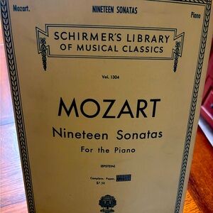 Mozart Nineteen Sonatas for Piano Sheet Music